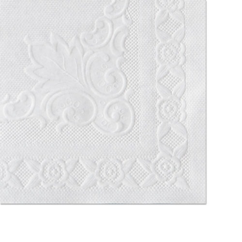  | Hoffmaster 601SE1014 10 in. x 14 in. Classic Embossed Paper Placemats - White (1000/Carton) image number 0