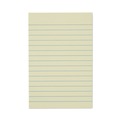 Sticky Notes & Post it | Universal UNV28073 4 in. x 6 in. Note Ruled Recycled Self-Stick Note Pads - Yellow (12 Pads/Pack) image number 3