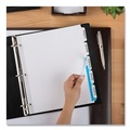 Back to School Sale | Avery 11438 Index Maker 11.25 in. x 9.25 in. 5-Tab Extra Wide Tab Print and Apply Clear Label Dividers - White/White Tabs (1-Set) image number 3