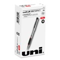 Back to School Sale | uni-ball 65802 1 mm Bold Stick Red Ink 207 Impact Gel Pen - Silver/Black/Red Barrel (1-Dozen) image number 1