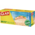 Food Trays, Containers, and Lids | Glad 60771 6.5 in. x 5.5 in. Fold-Top Sandwich Bags - Clear (2160/Carton) image number 2