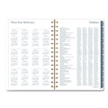 Notebooks & Pads | AT-A-GLANCE 1768200 8.5 in. x 5.5 in. 12-Month (Jan-Dec 2026) Midnight Garden Weekly/Monthly Planner - Black/Pink/Green Cover image number 8
