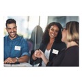 Labels | Avery 08720 3-3/8 in. x 2-1/3 in. Flexible Adhesive Name Badge Labels - White/Gold Border (120/Pack) image number 3