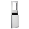 Trash & Waste Bins | Georgia-Pacific 59491 GP Stainless Steel Trash Receptacle Unit (16 in. on Center Studs) image number 1