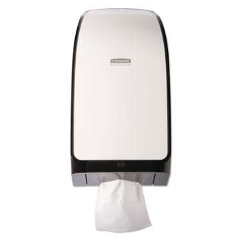 Scott 40407 7.38 in. x 6.38 in. x 13.75 in. Hygienic Bathroom Tissue Dispenser - White (1/Carton)
