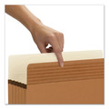 File Folders | Smead 73211 5.25 in. Expansion Legal Size Easy Grip Pockets - Redrope (10/Box) image number 5