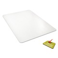 Office Chair Mats | Deflecto CM11242PC 45 x 53 All Day Use Rectangle Chair Mat - Clear image number 4