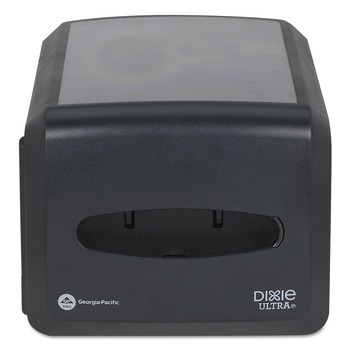 Georgia-Pacific 54510A Dixie Ultra 500-Napkin Capacity Countertop Interfold Napkin Dispenser - Black