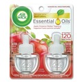 Odor Control | Air Wick 62338-95499 0.67 oz. Scented Oil Refill - Apple Cinnamon Medley (6/Carton) image number 1