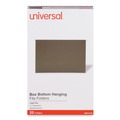 Just Launched | Universal UNV14151 1 in. Box Bottom Pressboard Hanging Folder - Legal, Standard Green (25/Box) image number 0