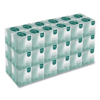 Kleenex 21272 Naturals 2-Ply Facial Tissues - White (90 Sheets/Box, 36 Boxes/Carton)