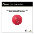 Clearance Center | Champion Sports PG6 6 in. Diameter Playground Ball - Red image number 2