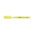 Highlighters | Universal UNV08856 Chisel Tip Pocket Highlighter Value Pack - Yellow (36/Pack) image number 4