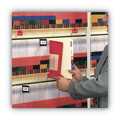 File Folders | Smead 61950 1/3-Cut End Tab Out 8.5 in. x 11 in. Colored Poly Out Guides with Pockets - Red (25/Box) image number 5