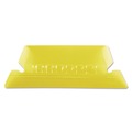 File Folders | Pendaflex 42 YEL 2 in. Wide 1/5-Cut Transparent Colored Tabs for Hanging File Folders - Yellow (25/Pack) image number 1