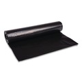 Trash Bags | Boardwalk H8048EKKR01 40 in. x 48 in. 45 gal. 1 mil Recycled Low-Density Polyethylene Can Liners - Black (100/Carton) image number 2