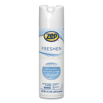 DISINFECTANTS | Zep Professional 1050017 15.5 oz Freshen Spring Mist Disinfectant Aerosol Spray (12/Carton)