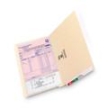 File Folders | Smead 27100 9.5 in. High Front Straight Tabs Legal Size 0.75 in. Expansion Heavyweight End Tab Folders - Manila (100/Box) image number 3