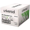 Back to School Sale | Universal UNV20030 20 lbs. Bond Weight 92 Bright 8.5 in. x 11 in. 30% Recycled Copy Paper - White (500 Sheets/Ream, 10 Reams/Carton) image number 2