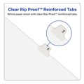 Dividers & Tabs | Avery 01058 11 in.x 8.5 in. 10-Tab Avery Style 58 Preprinted Legal Exhibit Side Tab Index Dividers - White (25/Pack) image number 5