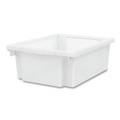 Boxes & Bins | HON HFMBIN6 Flagship 12.75 in. x 16 in. x 6 in. 1 Section Storage Bins - Translucent White image number 2