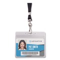 Label & Badge Holders | Advantus 91132 4.13 in. x 3.75 in. Horizontal Resealable Badge Holders Combo Pack with 36 in. Lanyard (20/Pack) image number 3