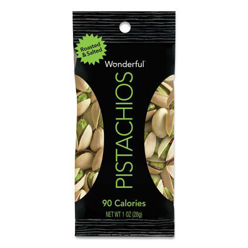 Snacks | Paramount Farms PAR12833 1 oz Wonderful Pistachios Pack - Roasted and Salted (12/Box) image number 0