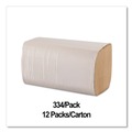 Paper Towels and Napkins | GEN GENSF5001K 1-Ply 9 in. x 9.25 in. Single-Fold Paper Towels - Kraft (334/Pack, 12 Packs/Carton) image number 4