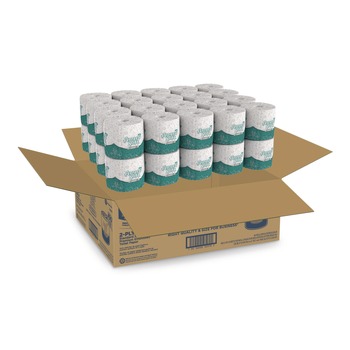 Georgia Pacific Professional 16840 2-Ply Angel Soft Septic Safe Premium Bathroom Tissue - White (450 Sheets/Roll, 40 Rolls/Carton)