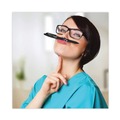 Pens | Pilot 31550 0.7 mm Fine FriXion Ball Erasable Stick Gel Pen - Black Ink, Black/White Barrel (1-Dozen) image number 2