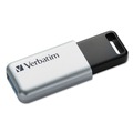 Office Electronics & Batteries | Verbatim 98664 16 GB Store 'n' Go Secure Pro USB Flash Drive with AES 256 Encryption - Silver image number 1
