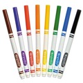 Permanent Markers | Crayola 587709 Non-Washable Fine Bullet Tip Marker - Assorted Classic Colors (8/Set) image number 2
