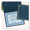 Frames | Geographics 49017 9.75 in. x 12.5 in. Certificate/Document Cover - Navy With Gold Foil (5/Pack) image number 3