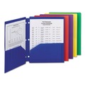 File Folders | Smead 87939 11 in. x 8.5 in. 50-Sheet Capacity Poly Snap-In 2-Pocket Folder - Assorted (10/Pack) image number 3
