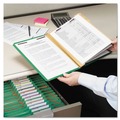File Folders | Smead 14097 8 SafeSHIELD Fasteners 3 Dividers Letter Size 8-Section Pressboard Top Tab Classification Folders - Green (10/Box) image number 6