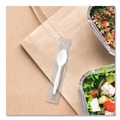 Cutlery | SOLO MOW3-0007 Individually Wrapped Regal Mediumweight Plastic Cutlery Spoon - White (1000/Carton) image number 4
