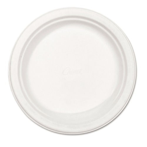  | Chinet 21227 8.75 in. Paper Plate Dinnerware - White (500/Carton) image number 0