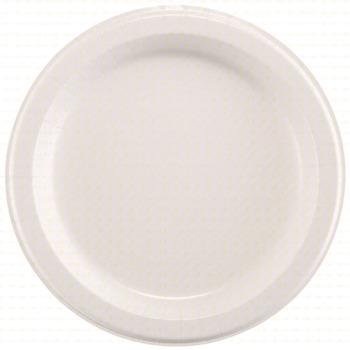 Dixie Ultra DIX SXP10W 10 in. Diameter Heavy-Weight Paper Plates - White (4/Carton)