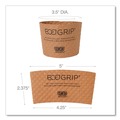  | Eco-Products EG-2000 Ecogrip Hot Cup Sleeves - Renewable and Compostable (1300/Carton) image number 2