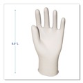 Disposable Gloves | Boardwalk BWK315MBX 4 mil 9.5 in. Long Powder-Free Synthetic Vinyl Gloves - Medium, Beige (100/Box) image number 2