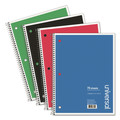 Notebooks & Pads | Universal UNV66624 10.5 in. x 8 in. 1-Subject Wide/Legal Rule Wirebound Notebook - Assorted Cover Colors (4/Pack) image number 0