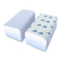 Paper Towels and Napkins | Boardwalk BWK52GREEN 9.13 in. x 10.25 in. 1-Ply Green Single-Fold Towels - Natural White (16 Packs/Carton) image number 5