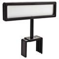 Office Presentation Supplies | Advantus 75334 8.5 in. x 2 in. People Pointer Plastic Cubicle Sign - Black image number 0