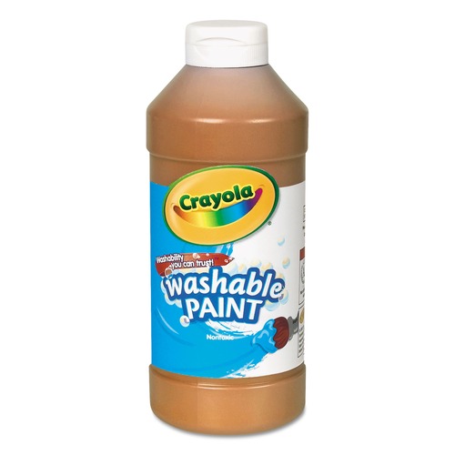 Arts & Crafts Supplies | Crayola 54-2016-036 16 oz. Bottle Washable Paint - Orange image number 0