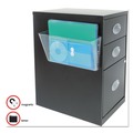 Just Launched | Deflecto 73101 13 in. x 4 in. x 7 in. Magnetic DocuPocket Wall File - Letter Size, Clear image number 3