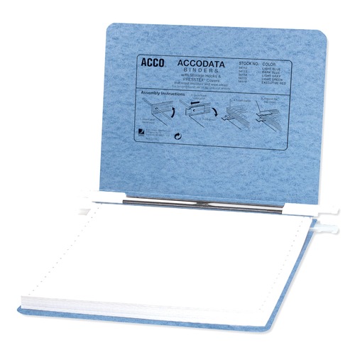 Notebooks & Pads | ACCO A7054112A PRESSTEX 9.5 in. x 11 in. 6 in. Capacity 2 Posts Post Binders with Storage Hooks - Light Blue image number 0