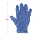Disposable Gloves | Boardwalk 380MCTA 4 mil. Disposable General-Purpose Nitrile Gloves - Medium, Blue (1000/Carton) image number 4