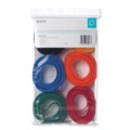 Office Cable Management | Velcro 93007 0.5 in. x 8 in. One-Wrap Ties and Straps - Assorted Colors (60/Pack) image number 1