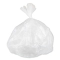 Trash Bags | Inteplast Group WSL2424LTN 35 mil 10 Gallons 24 in. x 24 in. Low-Density Can Liner - Clear (1000/Carton) image number 4