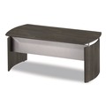 Office Electronics & Batteries | Mayline MNDT72LGS Medina Series Laminate Curved Desk Top 72-in X 36-in Gray Steel image number 0